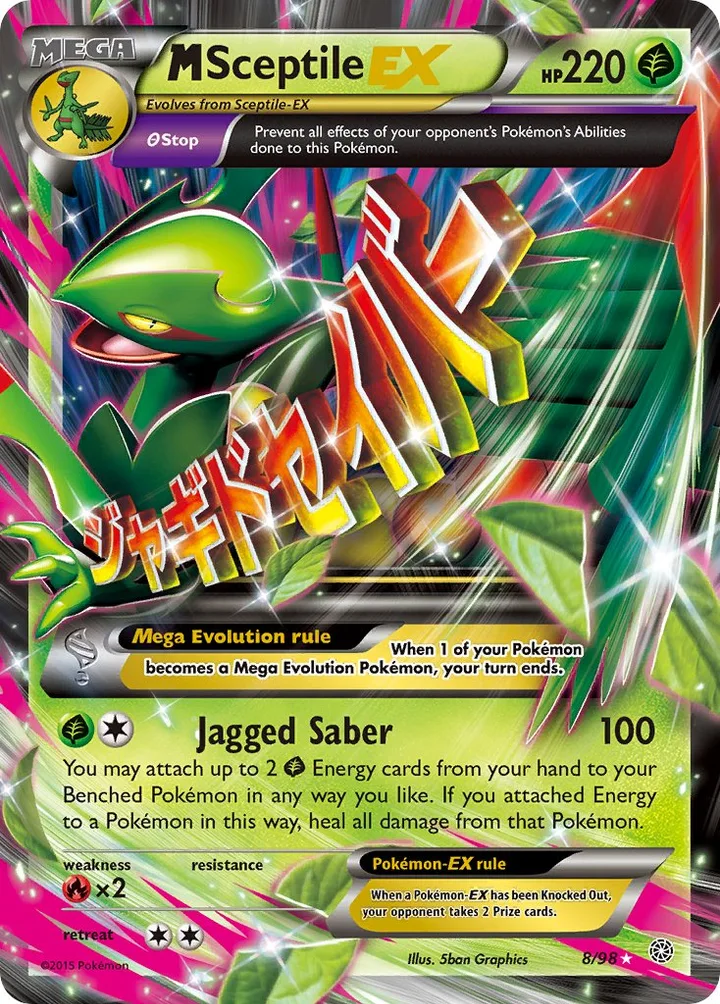M Sceptile-EX, Ancient Origins 8/98