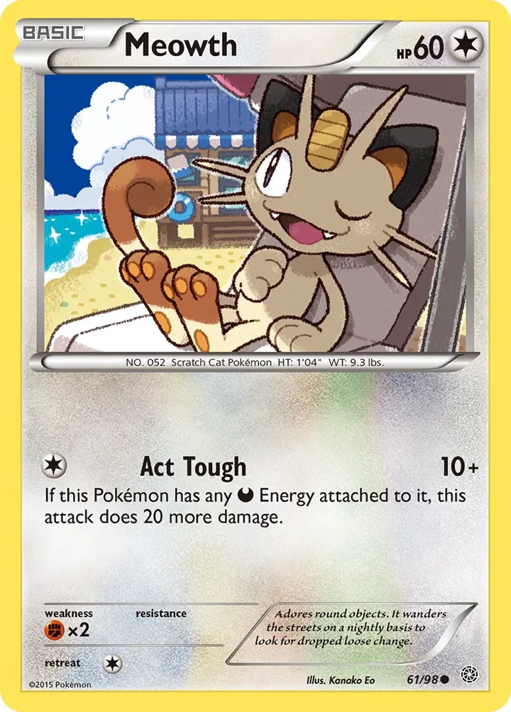 Meowth, Ancient Origins 61/98
