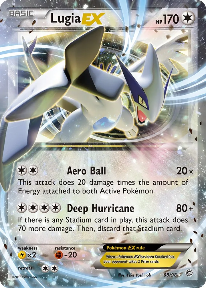Lugia-EX, Ancient Origins 68/98
