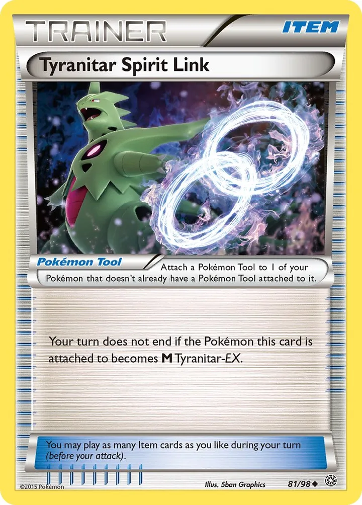 Tyranitar Spirit Link, Ancient Origins 81/98