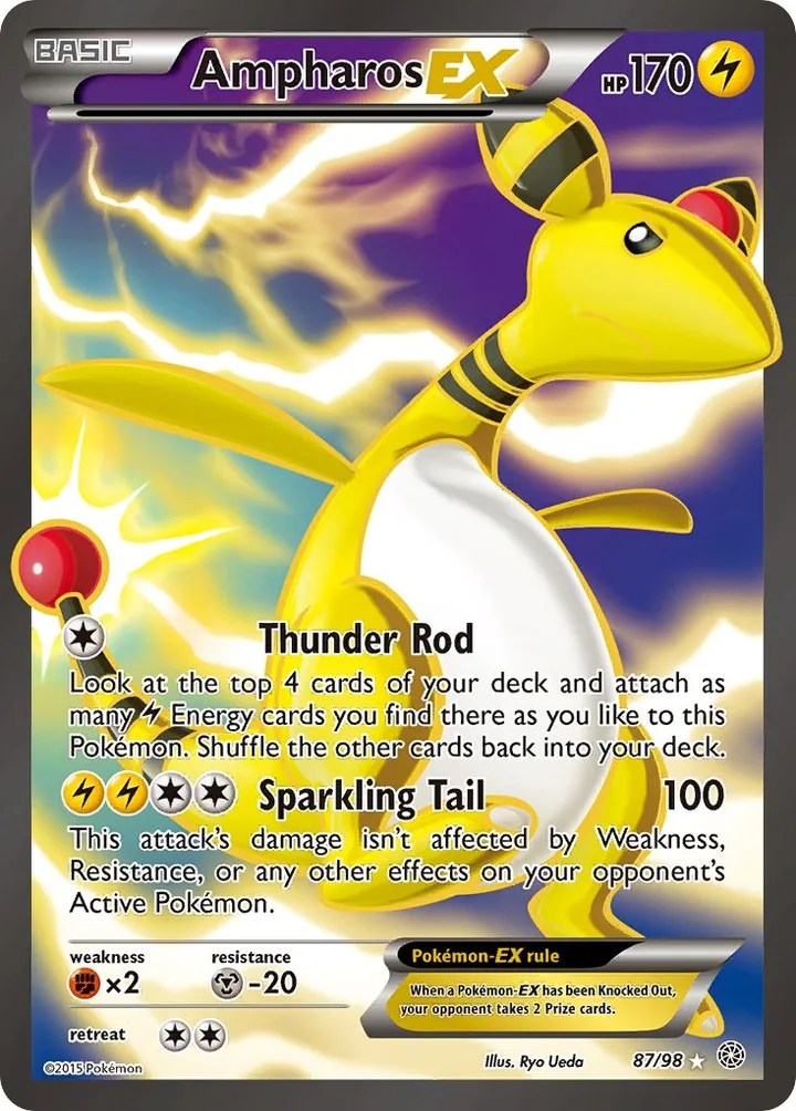 Ampharos-EX, Ancient Origins 87/98