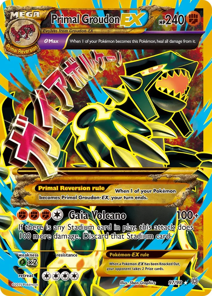 Primal Groudon-EX, Ancient Origins 97/98