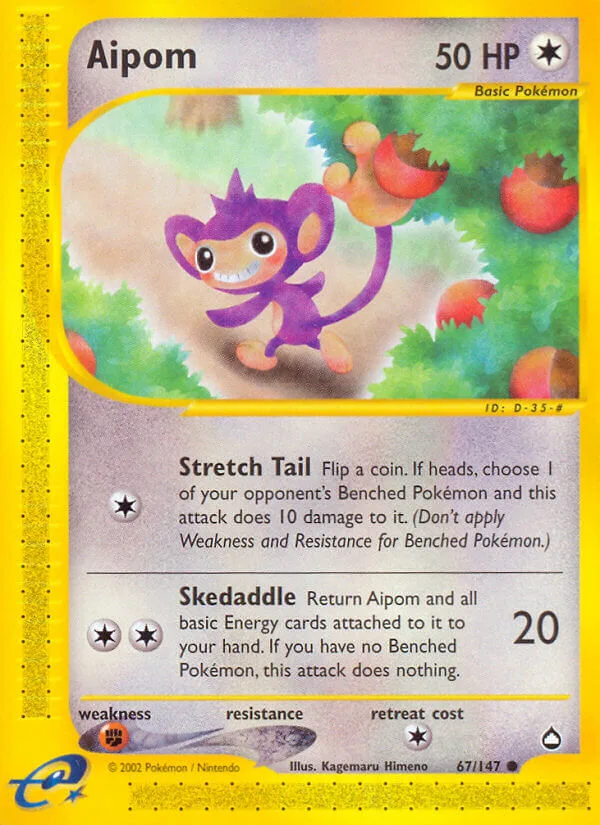 Aipom, Aquapolis 67/147