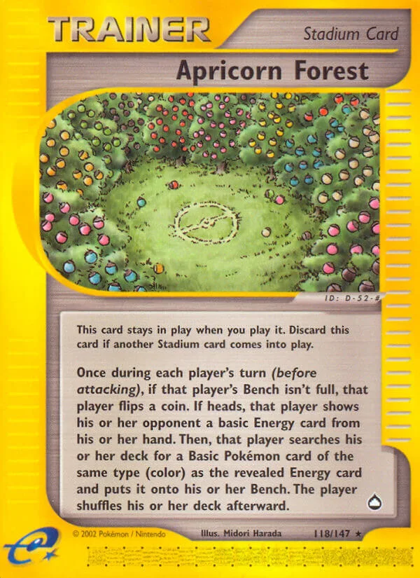 Apricorn Forest, Aquapolis 118/147