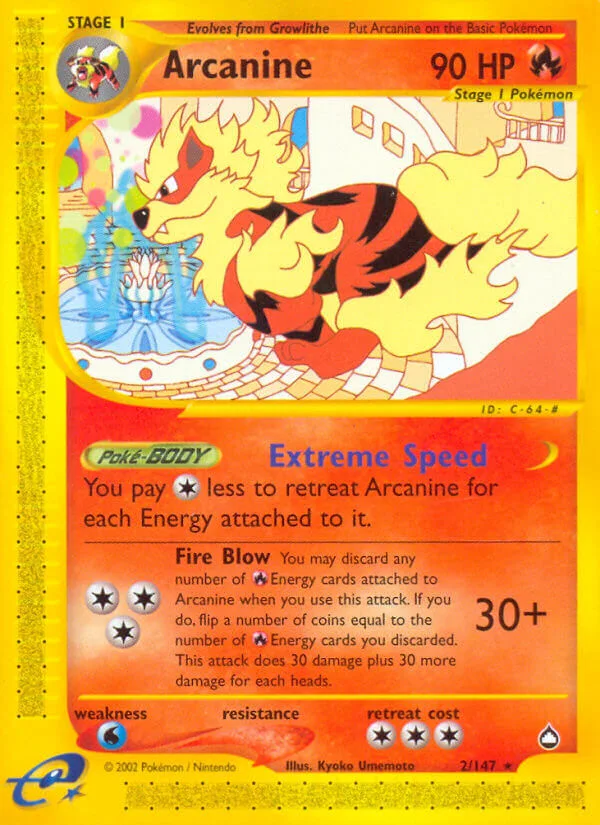 Arcanine, Aquapolis 2/147
