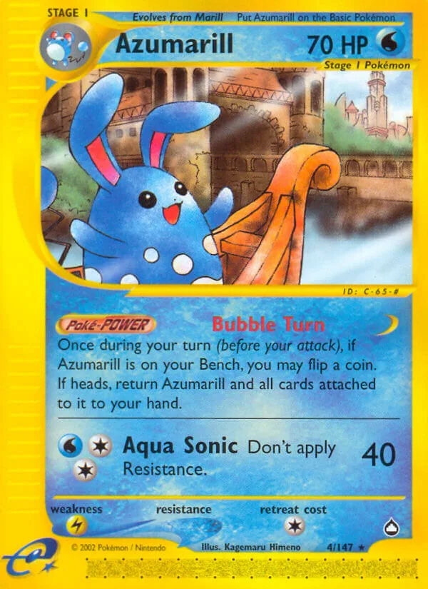 Azumarill, Aquapolis 4/147