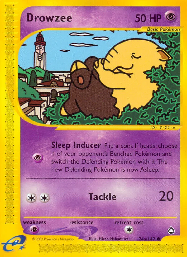 Drowzee, Aquapolis 74/147