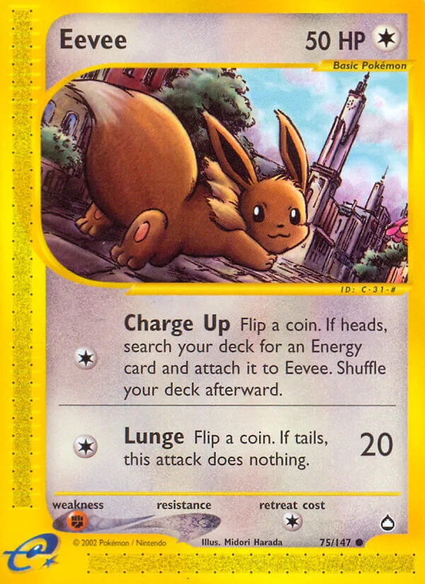 Eevee, Aquapolis 75/147