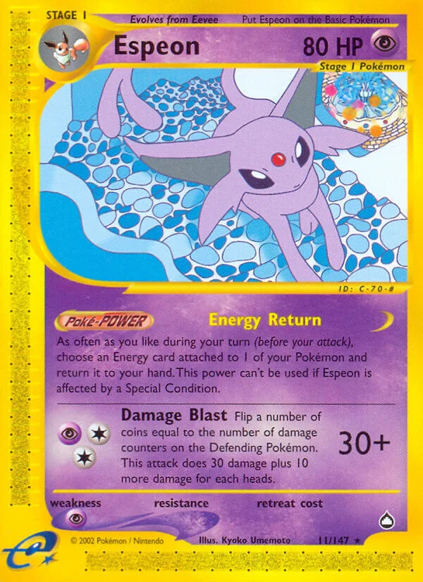 Espeon, Aquapolis 11/147