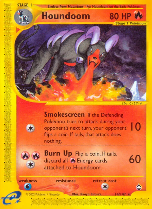 Houndoom, Aquapolis 14/147