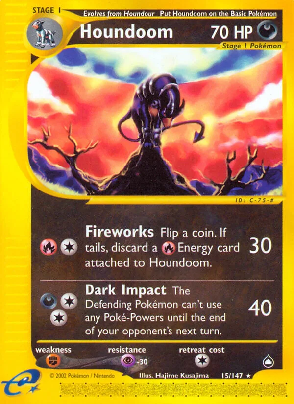 Houndoom, Aquapolis 15/147