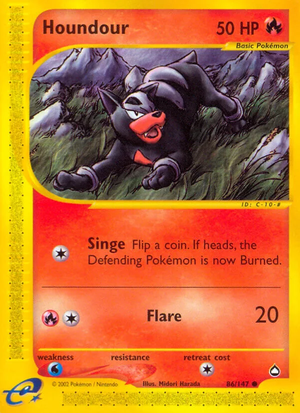 Houndour, Aquapolis 86/147