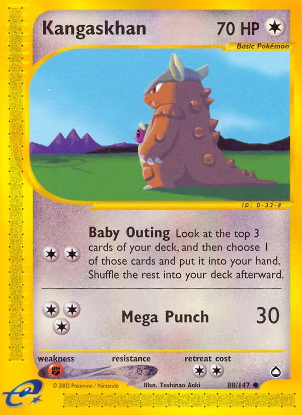 Kangaskhan, Aquapolis 88/147
