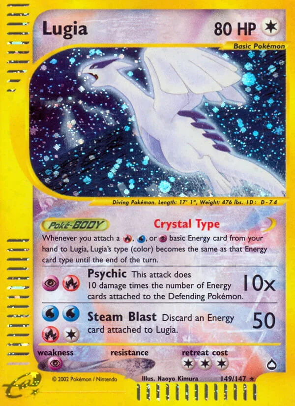 Lugia, Aquapolis 149/147