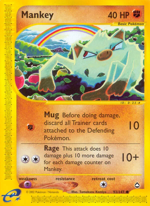 Mankey, Aquapolis 92/147
