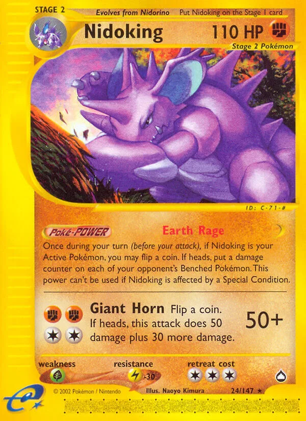 Nidoking, Aquapolis 24/147
