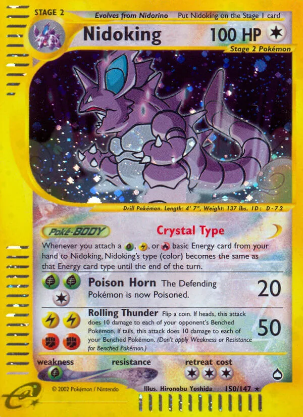 Nidoking, Aquapolis 150/147