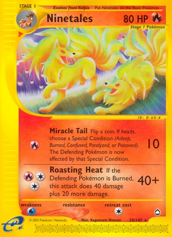 Ninetales, Aquapolis 25/147