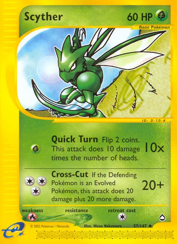 Scyther, Aquapolis 57/147