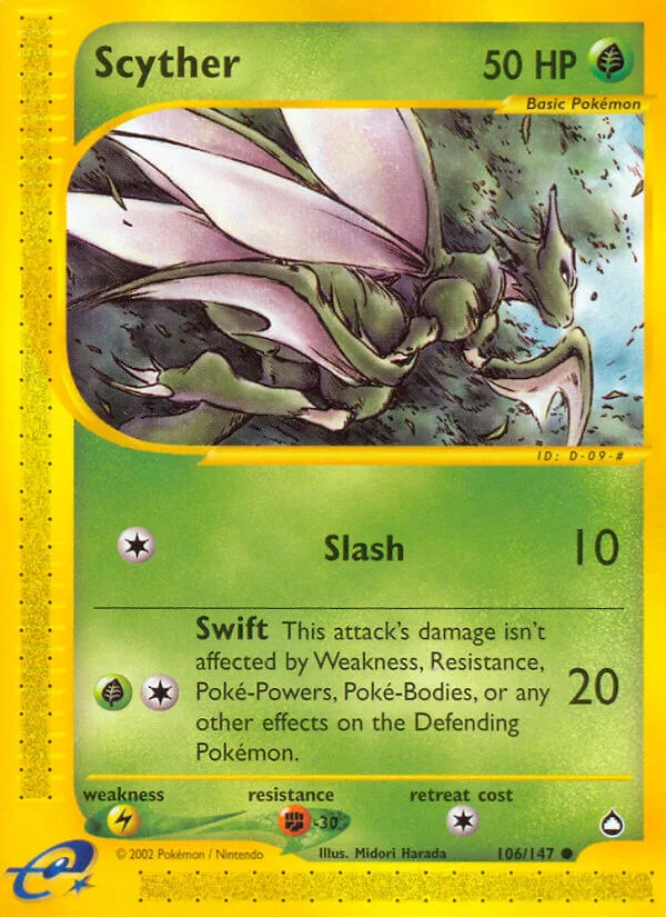 Scyther, Aquapolis 106/147