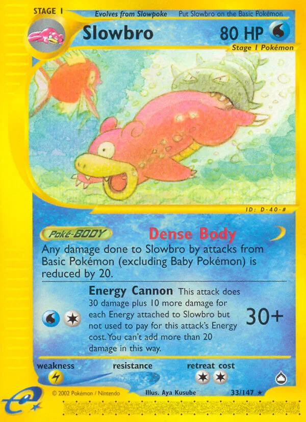 Slowbro, Aquapolis 33/147
