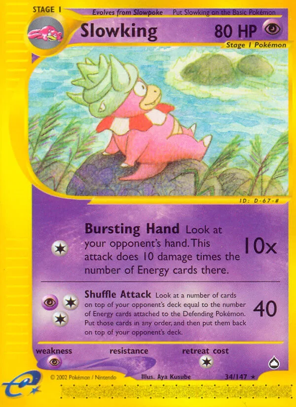 Slowking, Aquapolis 34/147