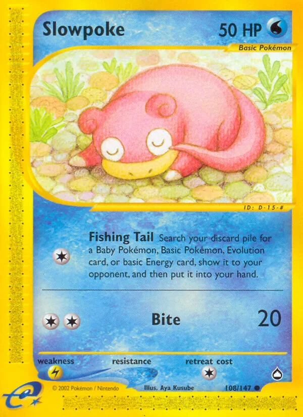 Slowpoke, Aquapolis 108/147