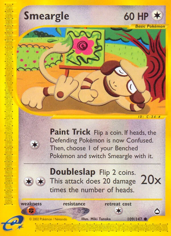 Smeargle, Aquapolis 109/147