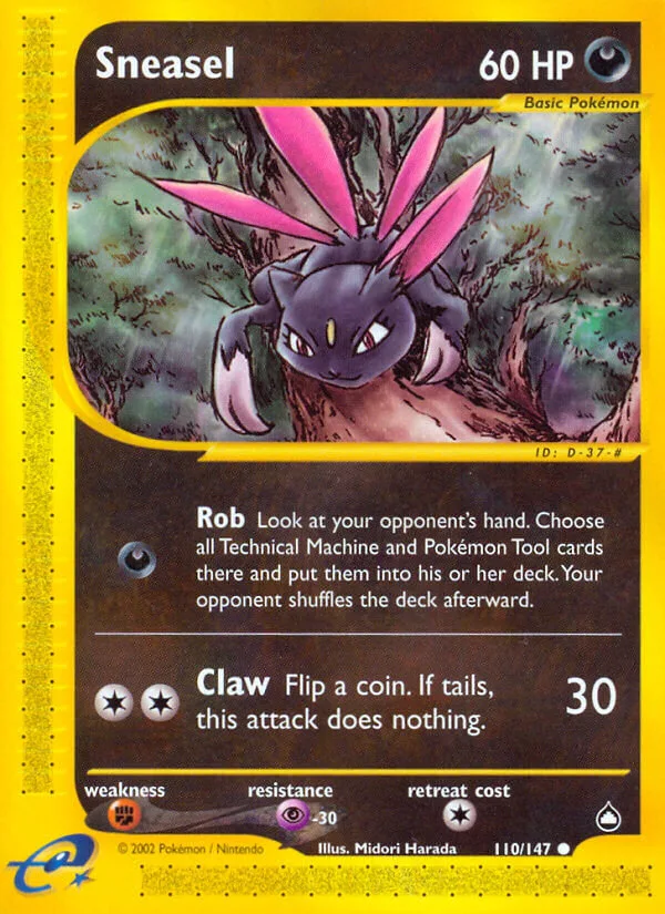 Sneasel, Aquapolis 110/147