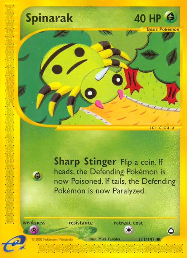 Spinarak, Aquapolis 111/147