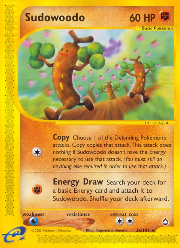 Sudowoodo, Aquapolis 36/147