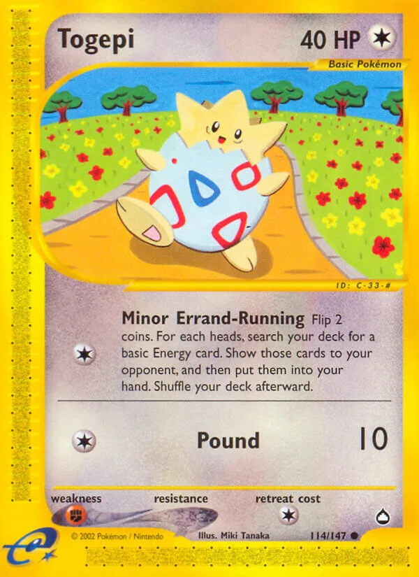 Togepi, Aquapolis 114/147
