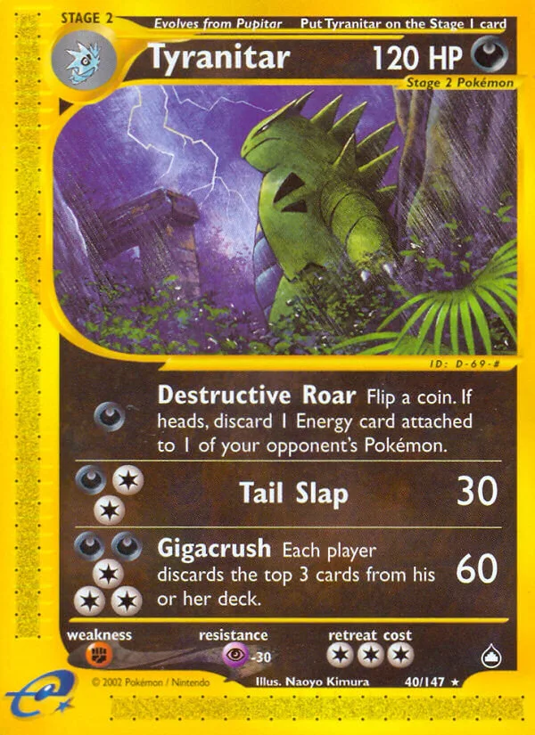 Tyranitar, Aquapolis 40/147