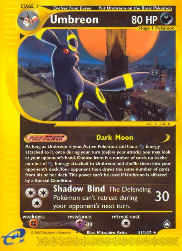 Umbreon, Aquapolis 41/147