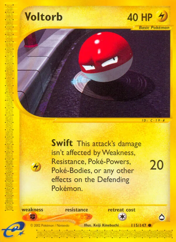 Voltorb, Aquapolis 115/147