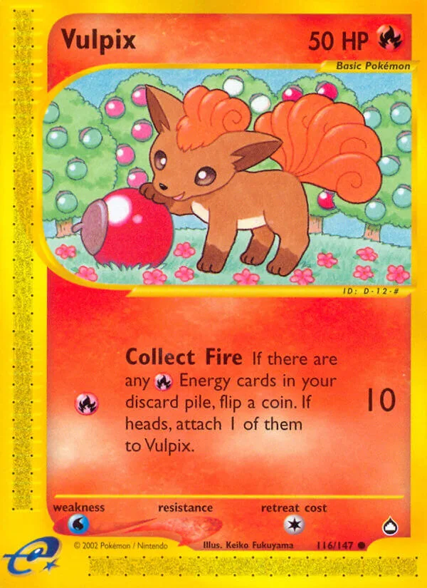 Vulpix, Aquapolis 116/147