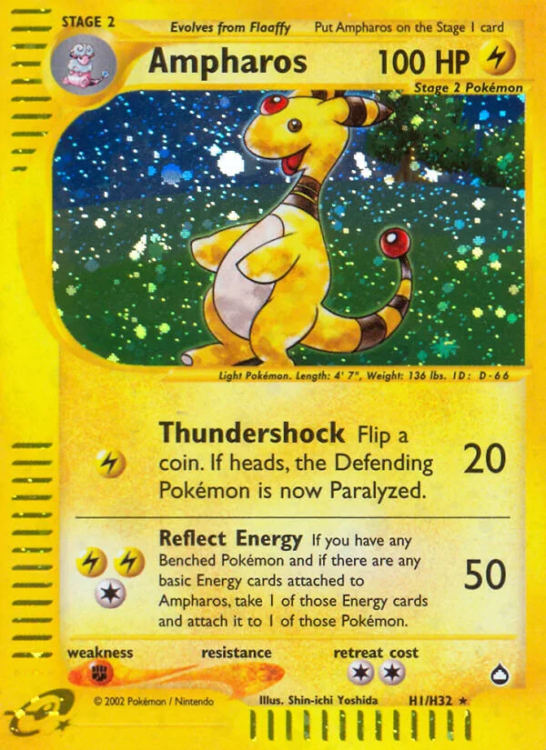 Ampharos, Aquapolis H1/H32