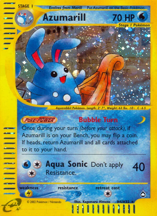 Azumarill, Aquapolis H4/H32