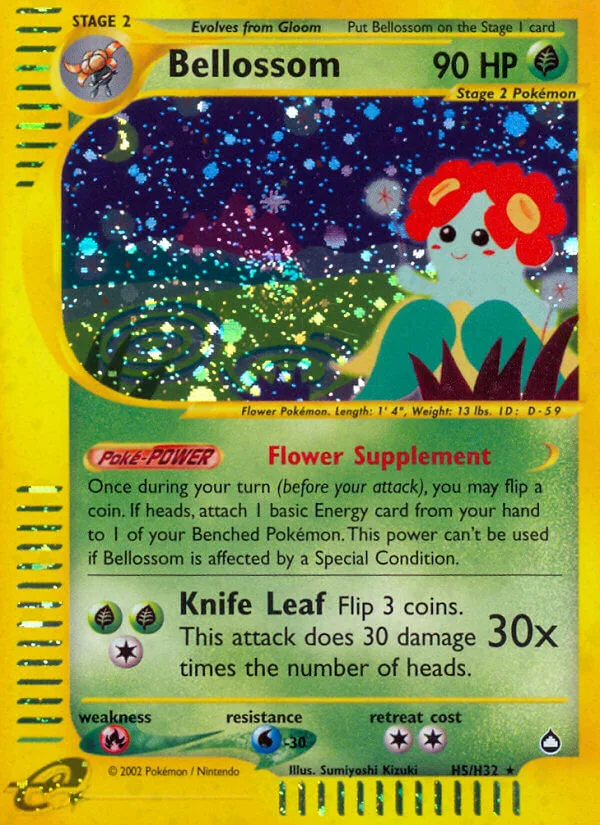 Bellossom, Aquapolis H5/H32