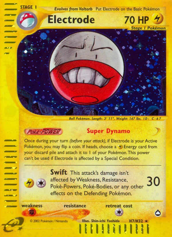 Electrode, Aquapolis H7/H32