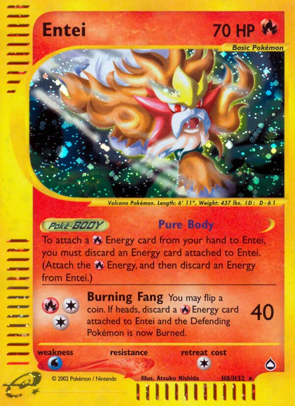 Entei, Aquapolis H8/H32