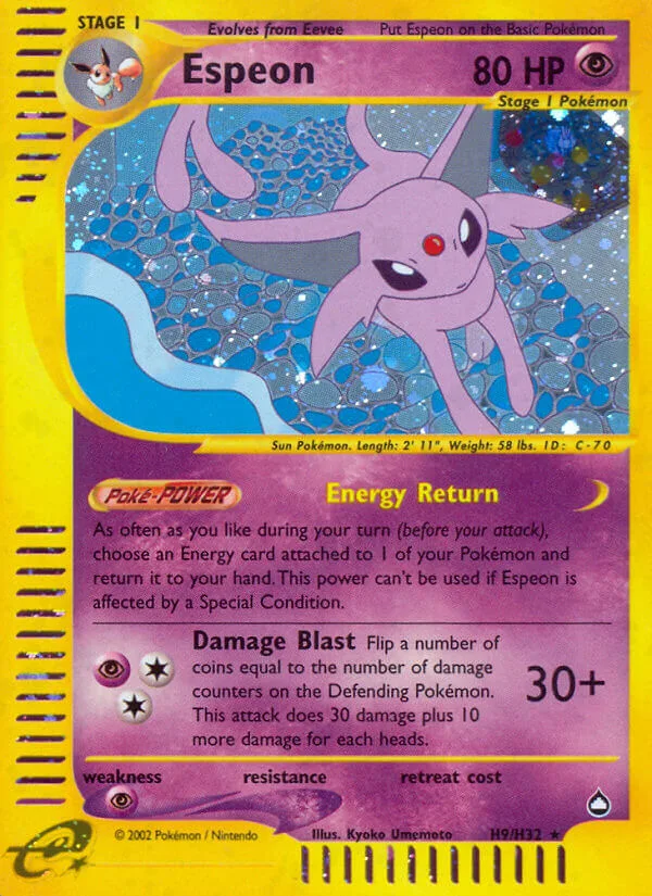 Espeon, Aquapolis H9/H32