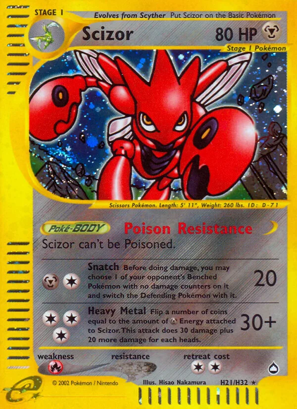 Scizor, Aquapolis H21/H32