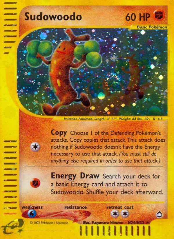 Sudowoodo, Aquapolis H24/H32