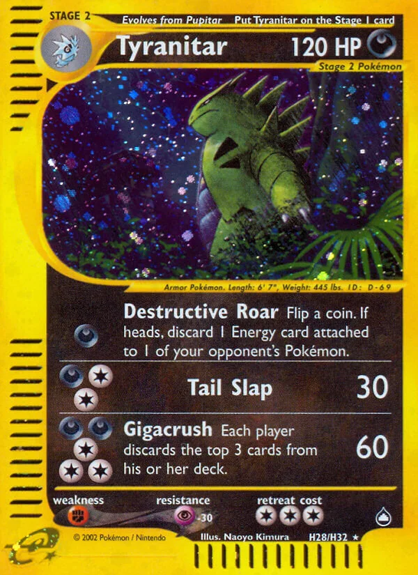 Tyranitar, Aquapolis H28/H32