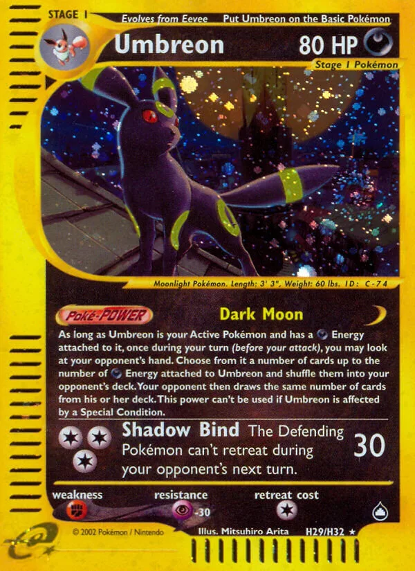 Umbreon, Aquapolis H29/H32