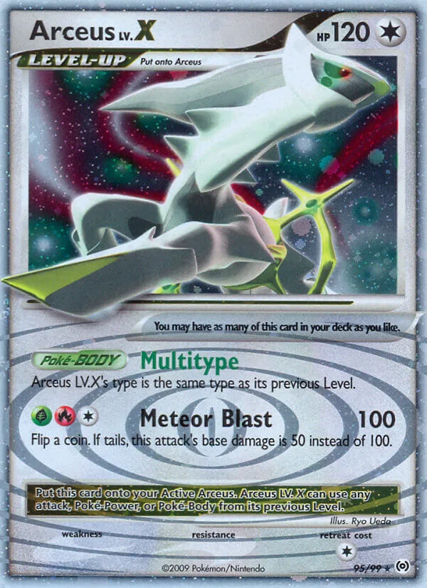 Arceus LV.X, Arceus 95/99