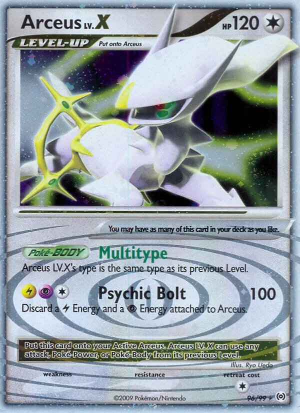 Arceus LV.X, Arceus 96/99