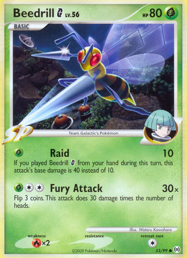 Beedrill G, Arceus 53/99