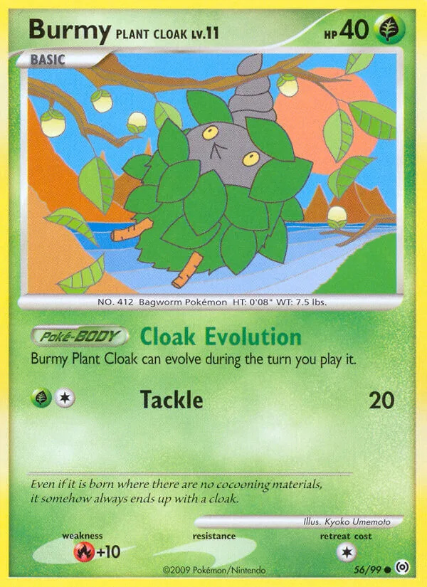Burmy Plant Cloak, Arceus 56/99